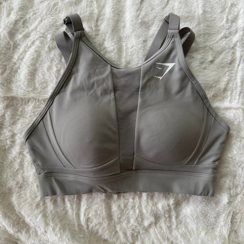 Gymshark - High Support Sports Bra - Gray - Size XS